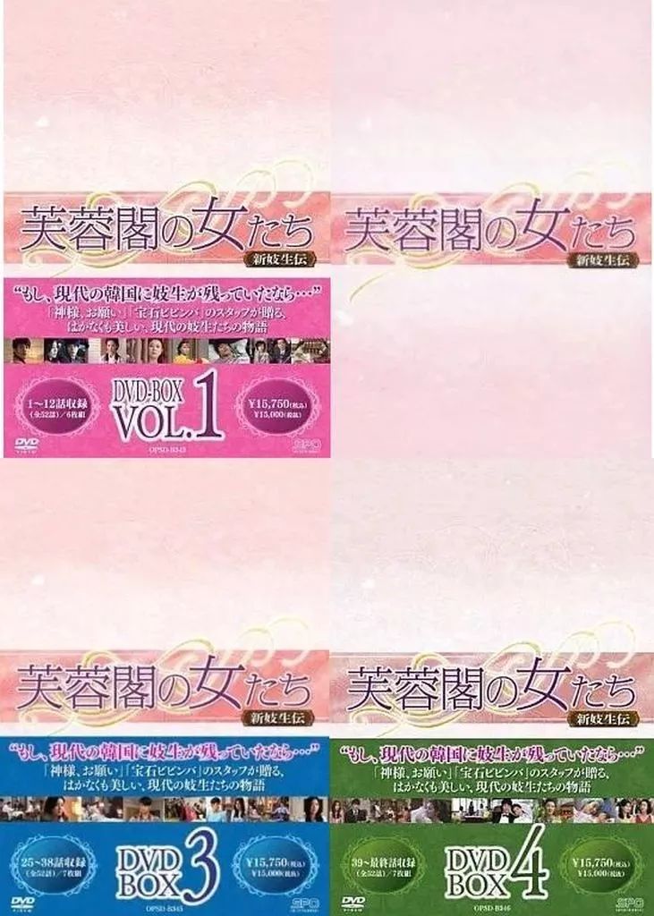 海外TVドラマDVD 芙蓉閣の女たち～新妓生伝～ DVD-BOX 全4 BOXセット