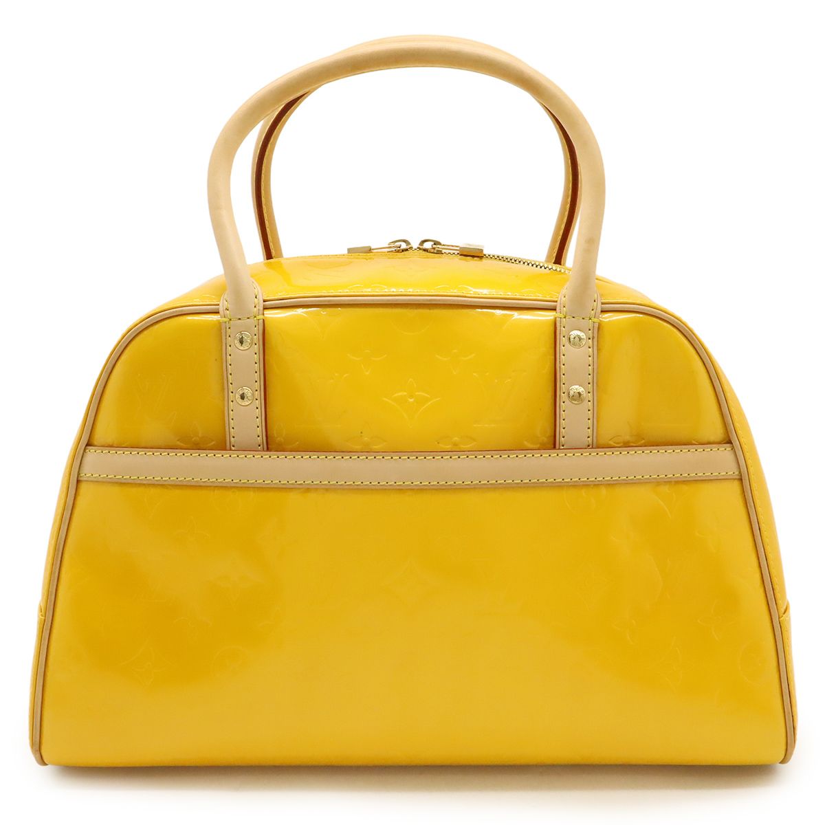 Louis Vuitton ヴェルニ　ボストン イエロー LOUIS VUITTON ルイ ヴィトン モノグラムヴェルニ トンプキンス