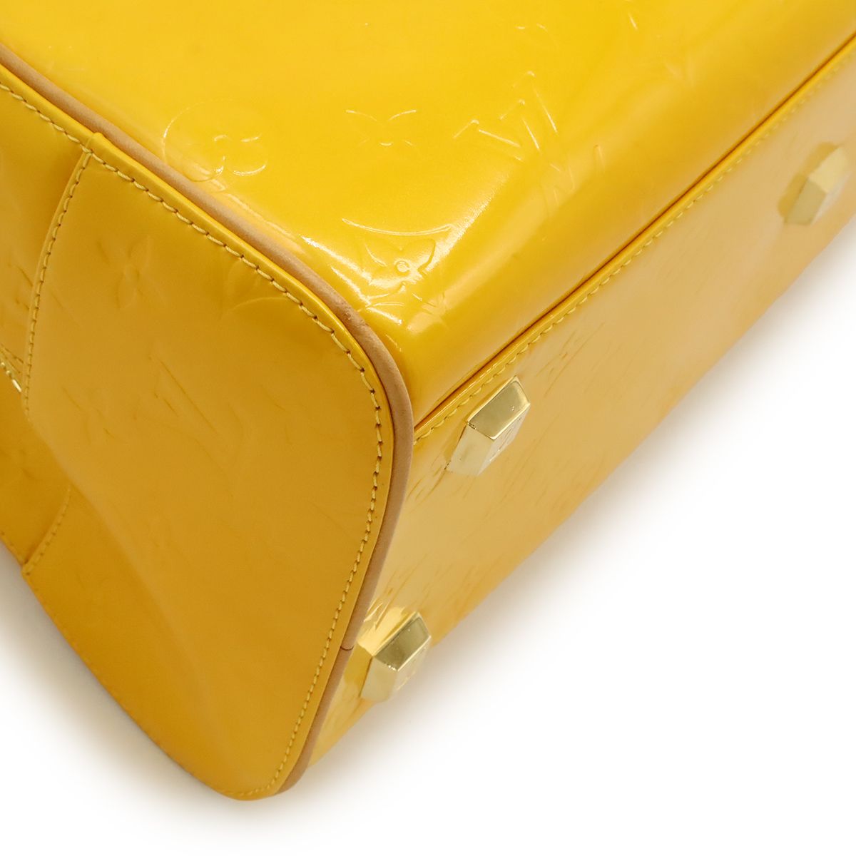 Louis Vuitton ヴェルニ　ボストン イエロー LOUIS VUITTON ルイ ヴィトン モノグラムヴェルニ トンプキンス