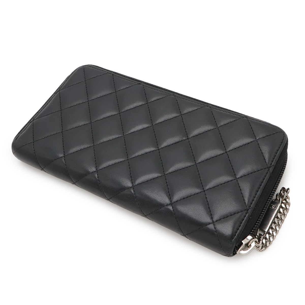 CHANEL シャネル カンボンライン ココマーク ラウンドファスナー 長