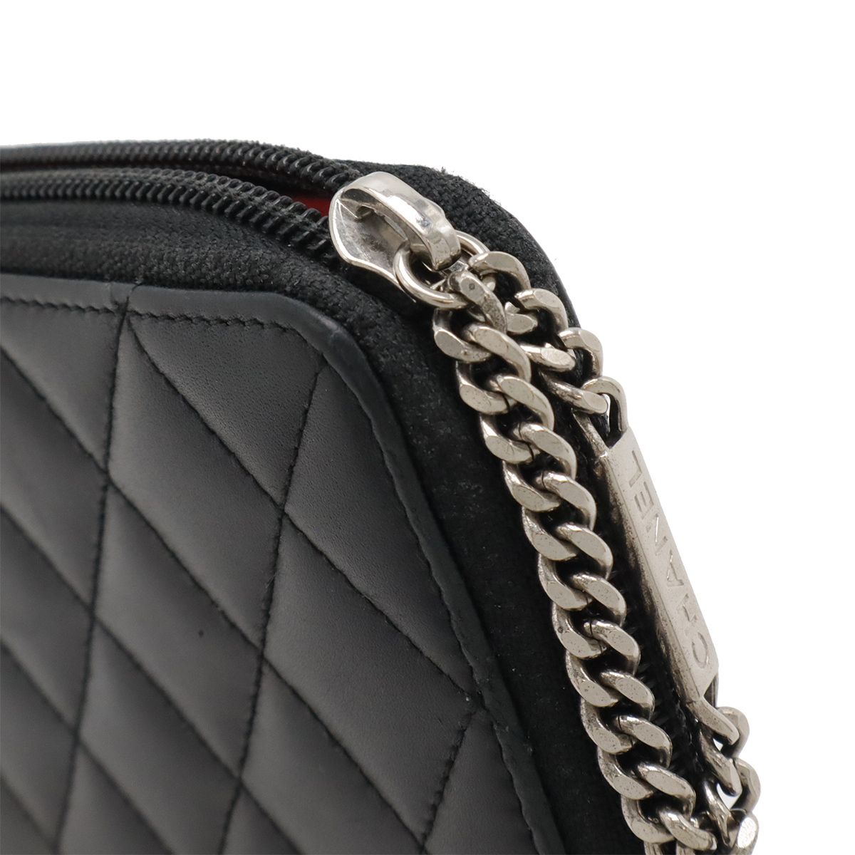 CHANEL シャネル カンボンライン ココマーク ラウンドファスナー 長