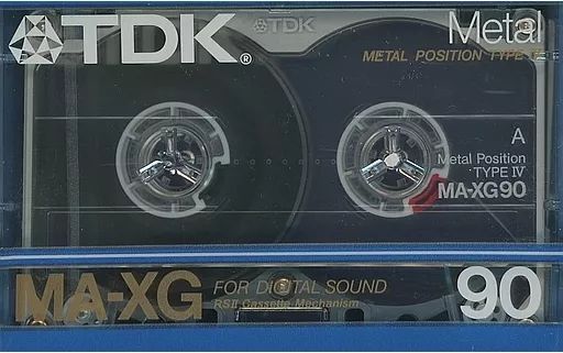 家電サプライ TDK カセットテープ 90分 METAL MA XG 90