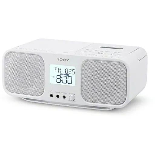 オーディオプレイヤー コンポ ソニー CDラジオカセットレコーダー ホワイト CFD S 401 W
