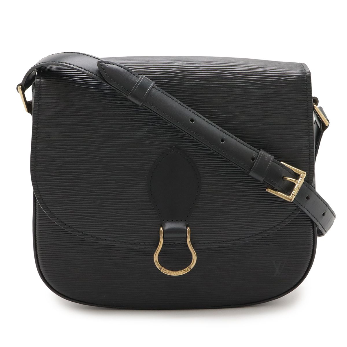 LOUIS VUITTON ルイ ヴィトン エピ サンクルー ショルダーバッグ ポシェット 斜め掛け レザー ノワール 黒 ブラック ゴールド金具 M 52192