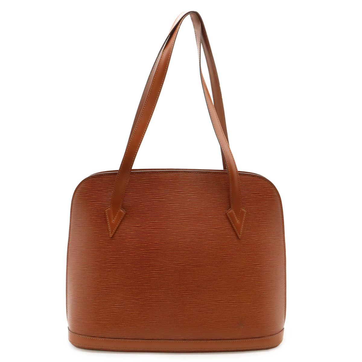LOUIS VUITTON ルイ ヴィトン エピ リュサック ショルダーバッグ トートバッグ ショルダートート レザー ケニアブラウン 茶 M 52283