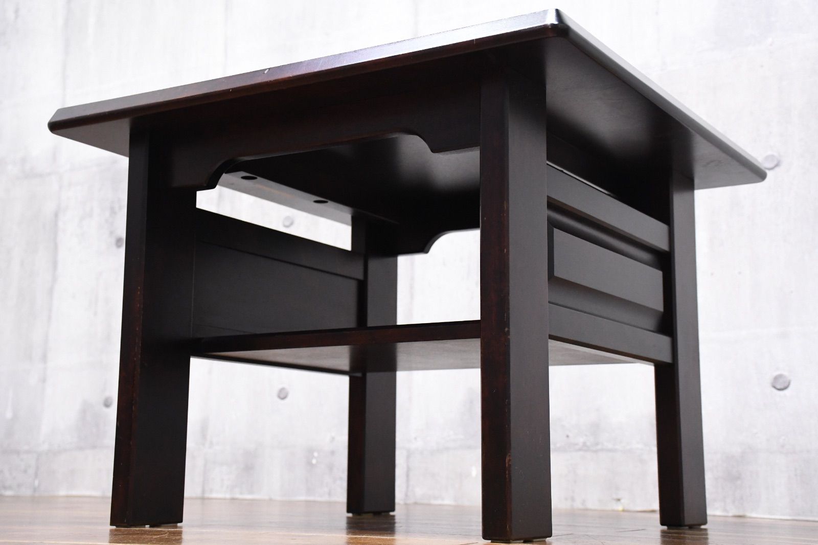 カ*ミ様 北海道民芸家具 樺無垢材サイドテーブル　　リビングテーブル/コンソール カ*ミ様 北海道民芸家具 樺無垢材サイドテーブル リビングテーブル