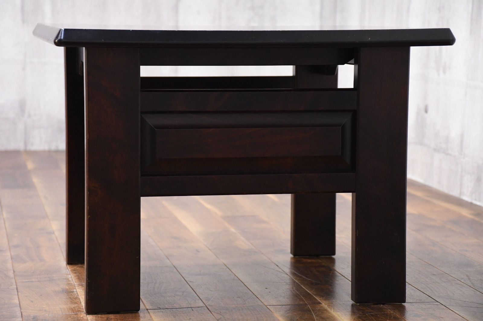 カ*ミ様 北海道民芸家具 樺無垢材サイドテーブル　　リビングテーブル/コンソール カ*ミ様 北海道民芸家具 樺無垢材サイドテーブル リビングテーブル