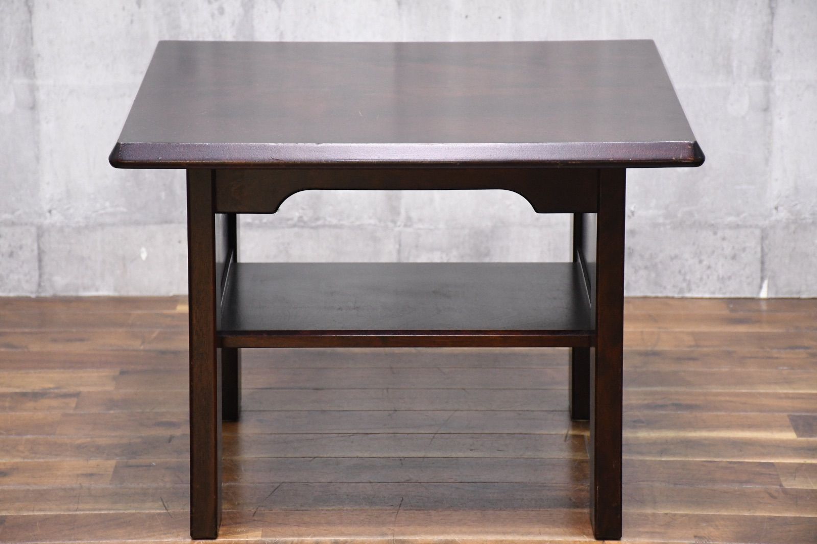 ELC39 北海道民芸家具 OM454 サイドテーブル カバ材 樺無垢材 コーヒー