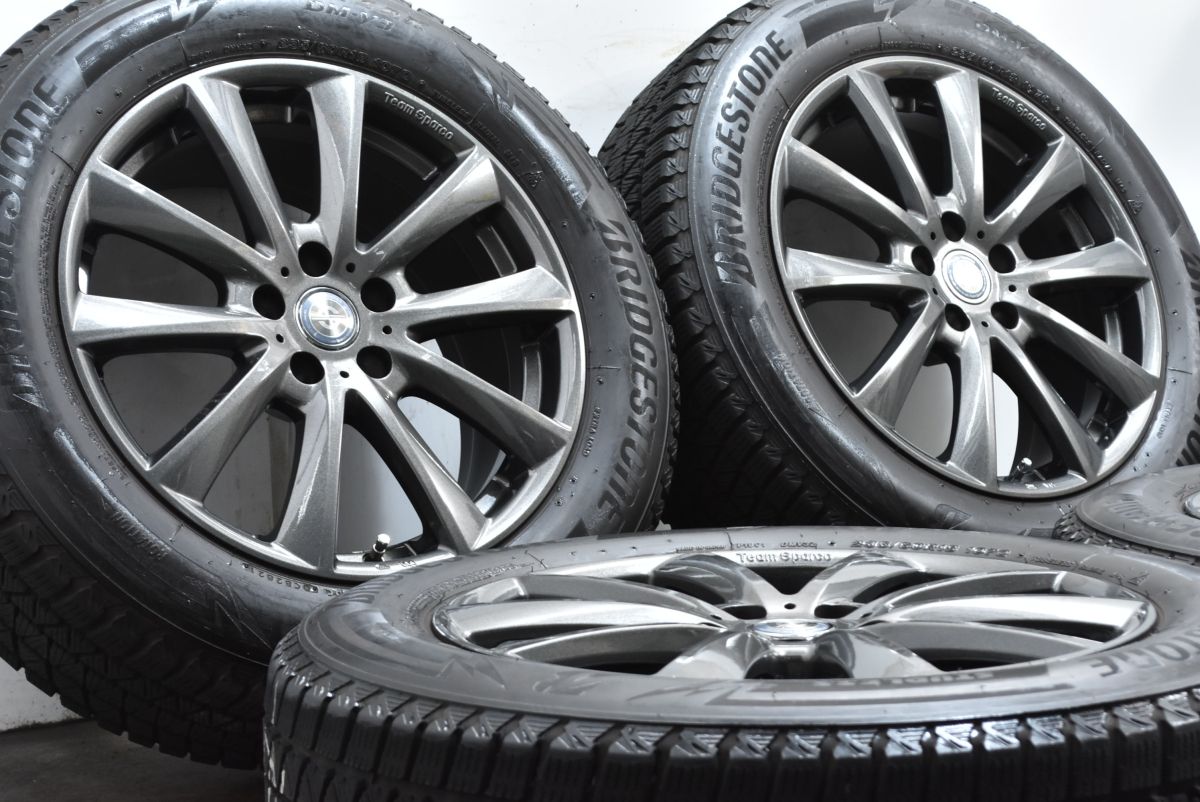 バリ溝 チームスパルコ 18 in 8 J 26 PCD 112 ブリヂストン ブリザック DM V 3 235 60 R ポルシェ マカン 交換用に