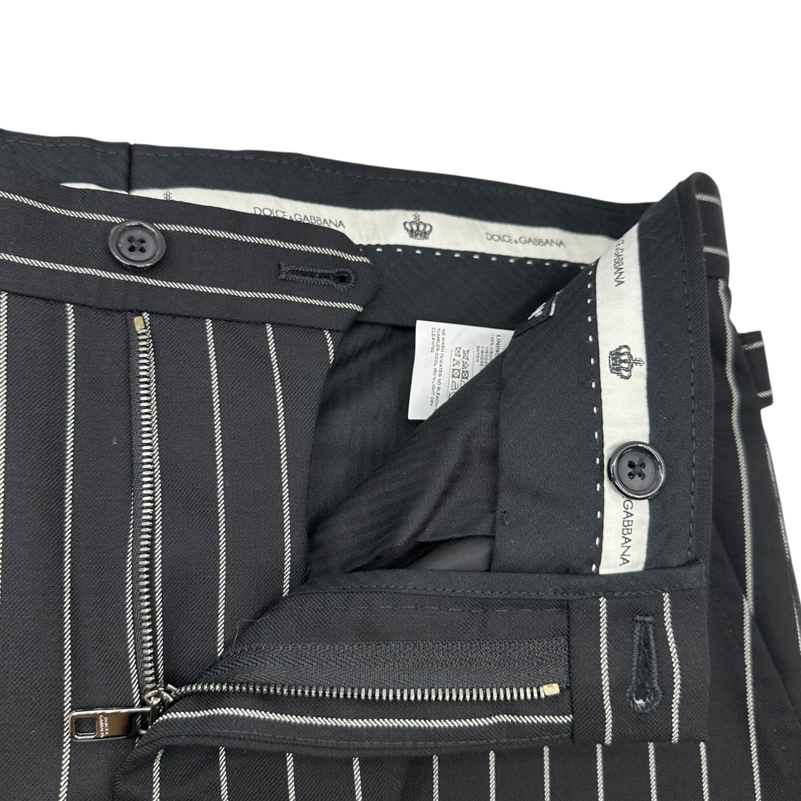 DOLCE&GABBANA(ドルチェ&ガッバーナドルガバ) Wool Gabardine Striped