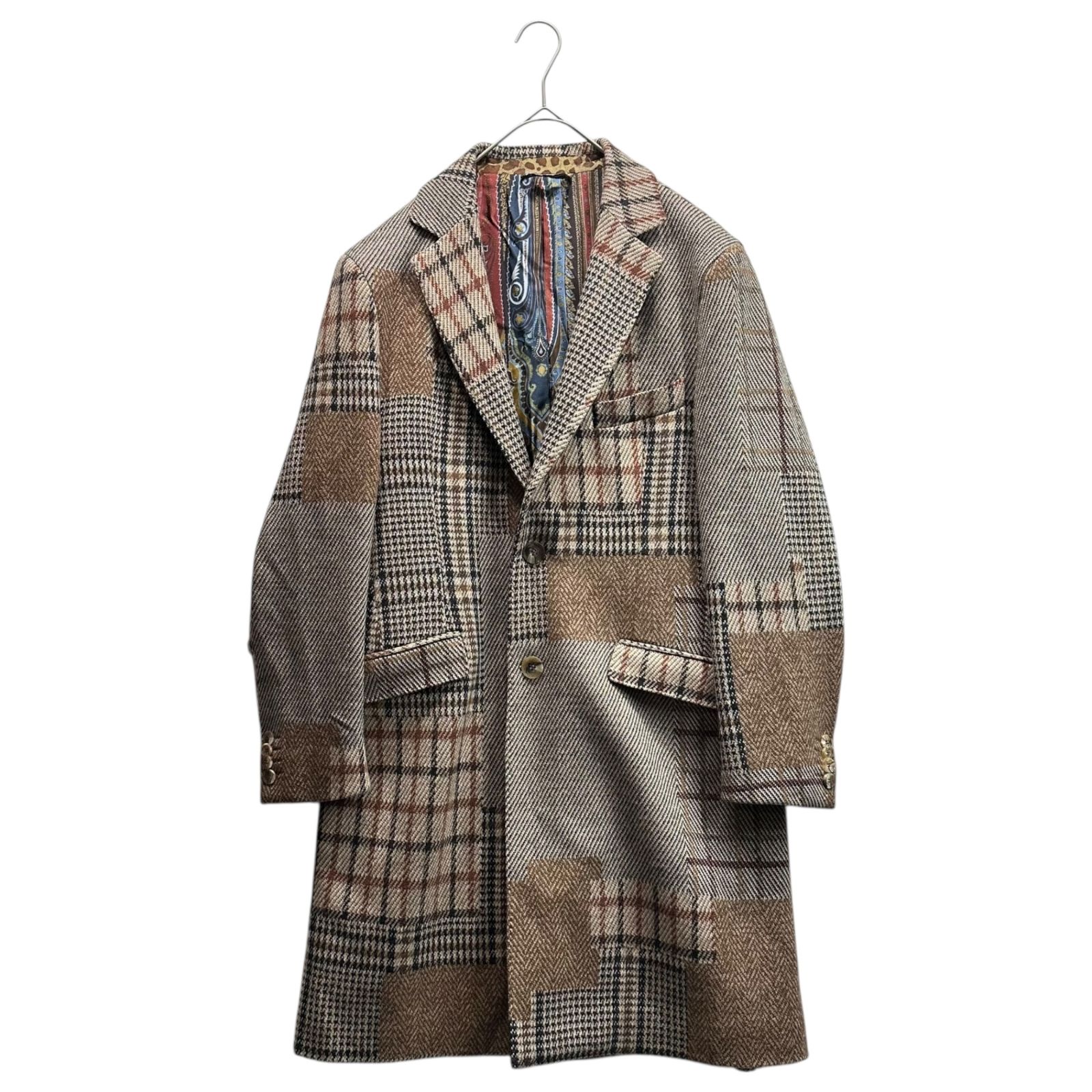 ETRO(エトロ) Random Check Inner Scarf All-Over Pattern Chester