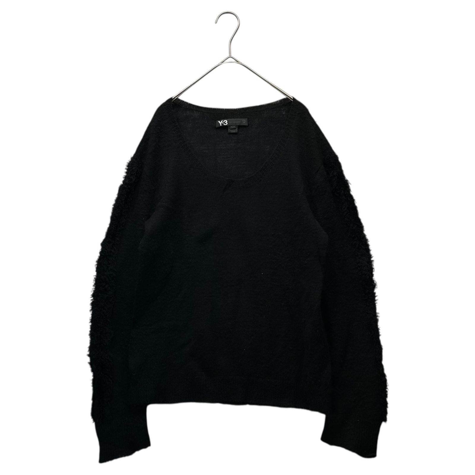 Y-3(ワイスリー) Sleeve Fringe Decorated L/S Knit 袖 フリンジ 装飾 