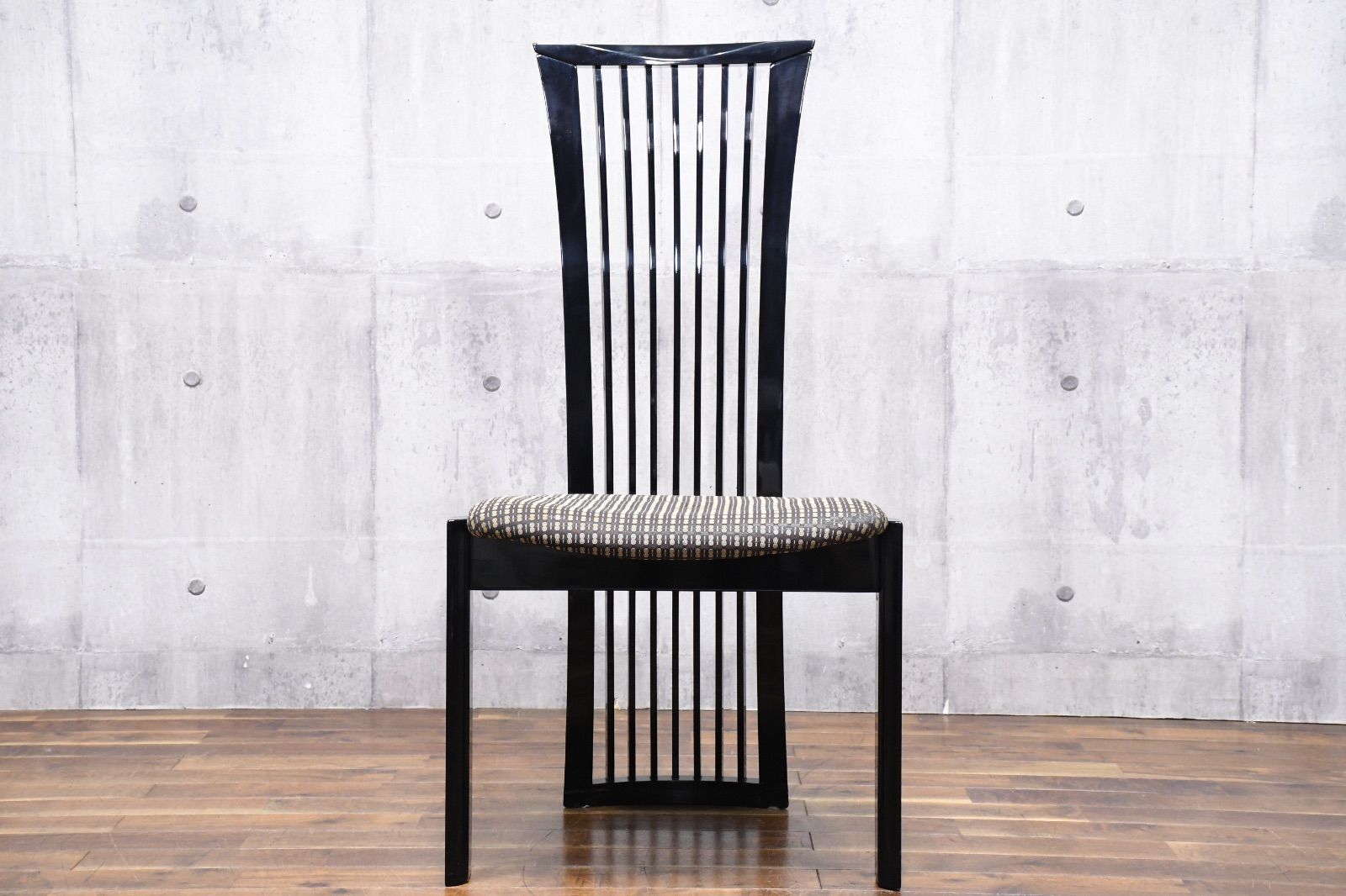 EJK 90 IDC大塚家具 コスタンチーニ ピエトロ サブレ ダイニングチェア ブラック イタリア製 Costantini Pietro モダン ハイバックチェア