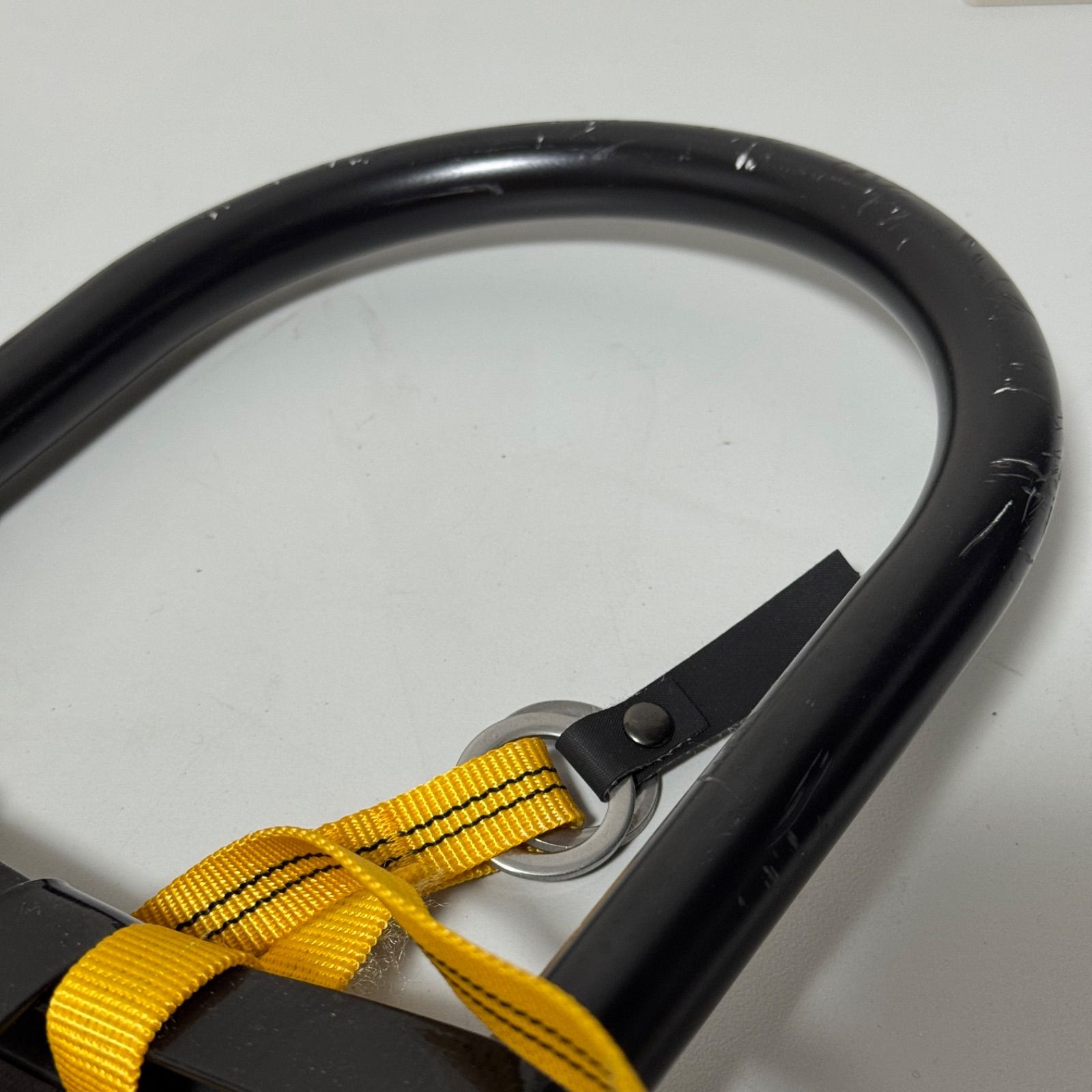  MAGIC MOUNTAIN マジックマウンテン ワカン スノーシュー かんじき 登山 雪山 トレースライン アルミフレーム ブラック 黄色ストラップ その他 登山 クライミング用品