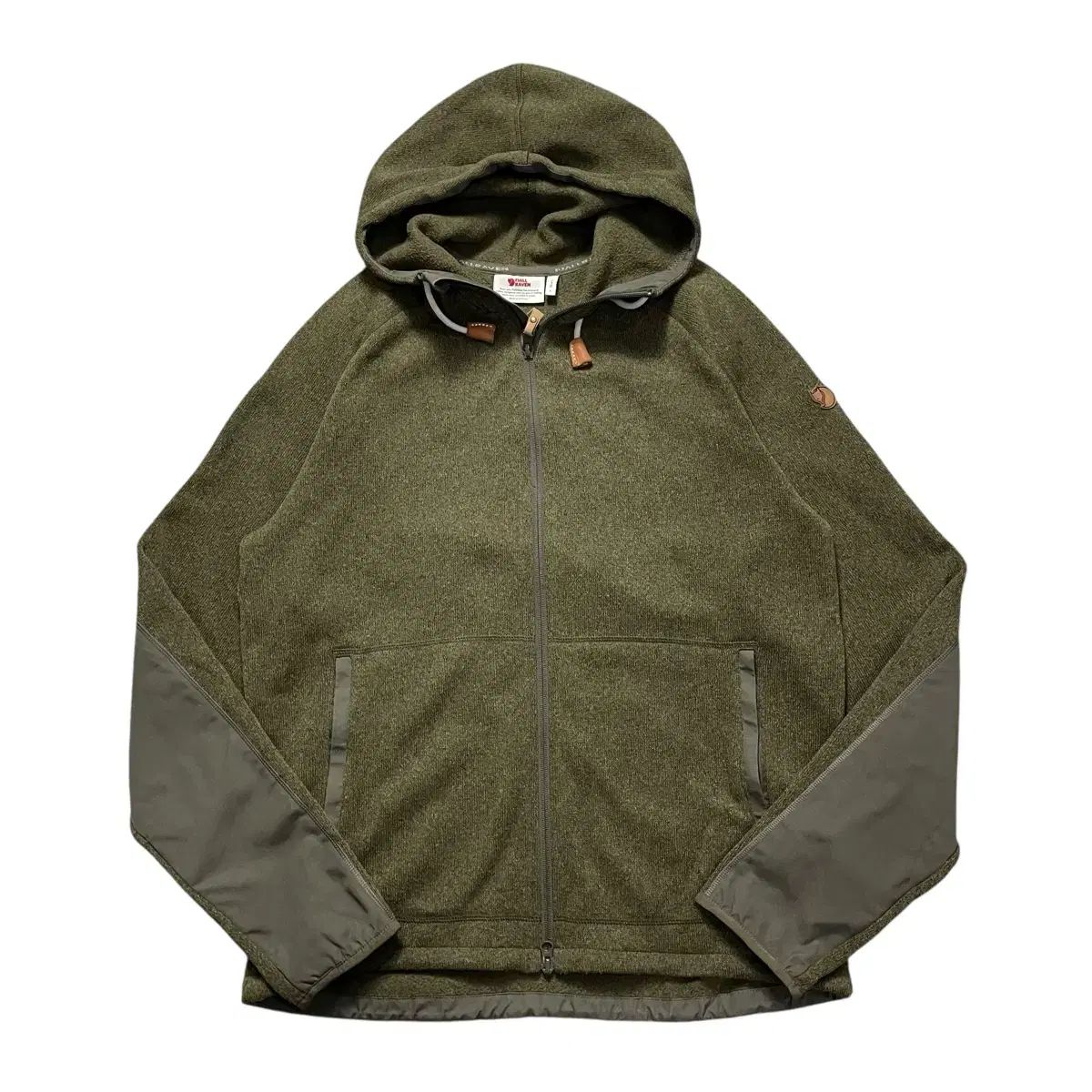 フェールラーベン オビック フリース フーディー ジップアップ