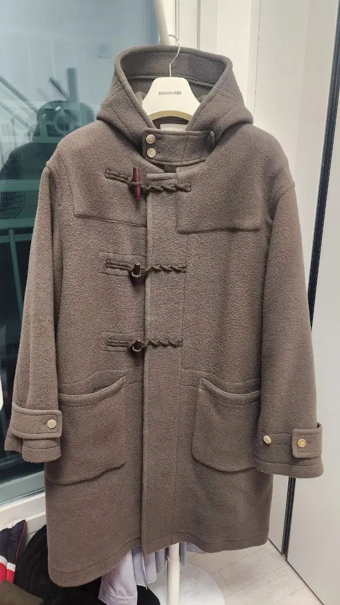 24 FW ダッフルコート オリーブグレー