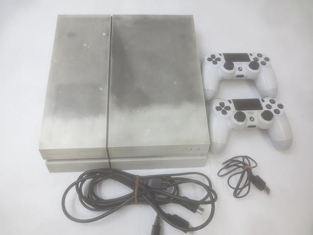 訳あり ゲーム プレイステーション4 PS 4本体 品 CUH 1115 A グレイシャー ホワイト コントローラー 周辺機器付き
