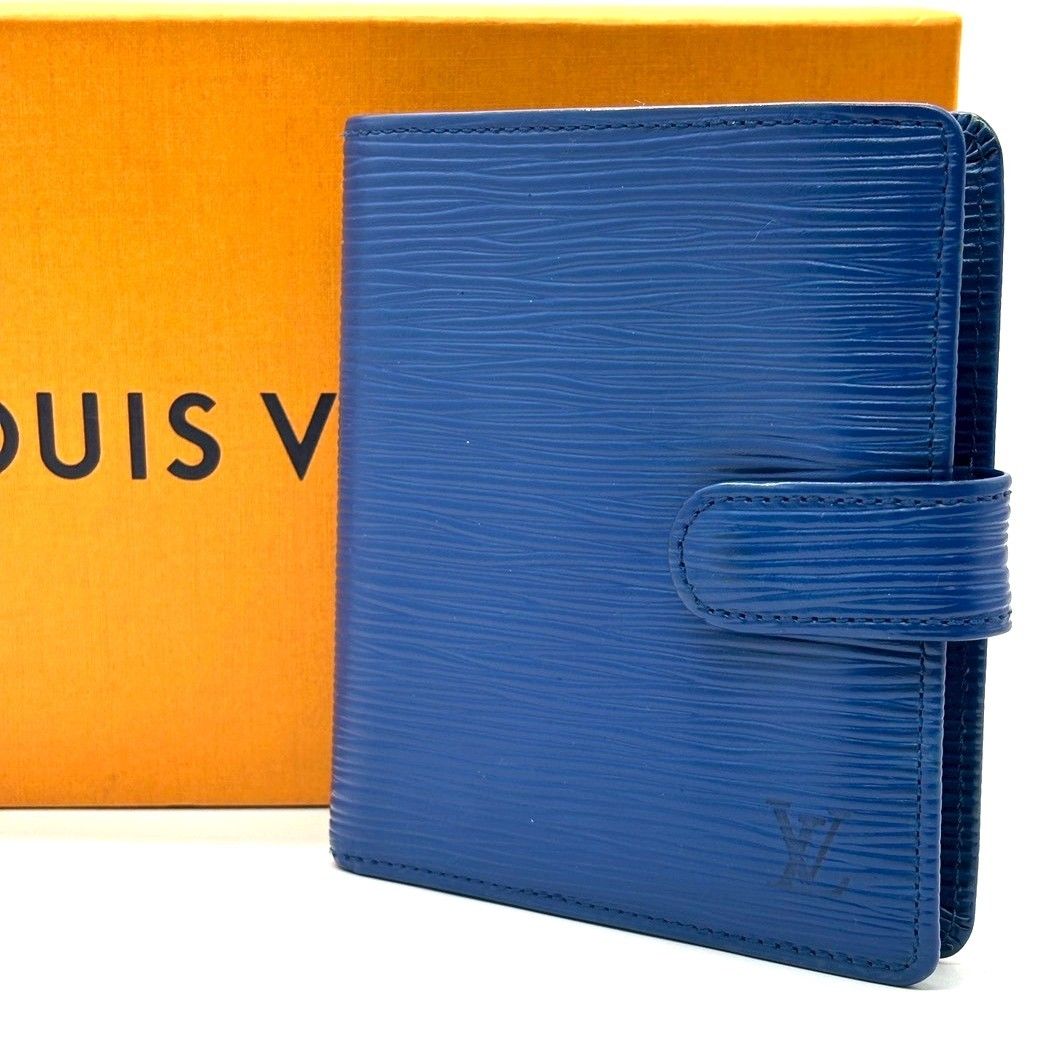 ロゴを主張しない選択】 LOUIS VUITTON エピ 二つ折り財布 ポルトビエ