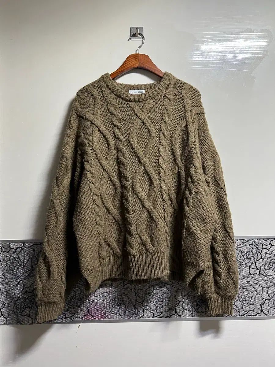 FREAK S STORE フリークスストア ケーブル ニット ブラウン