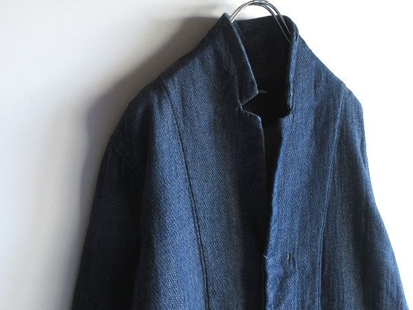 LOOK使用同型 Plantation プランテーション 比翼 ソフトデニム コート