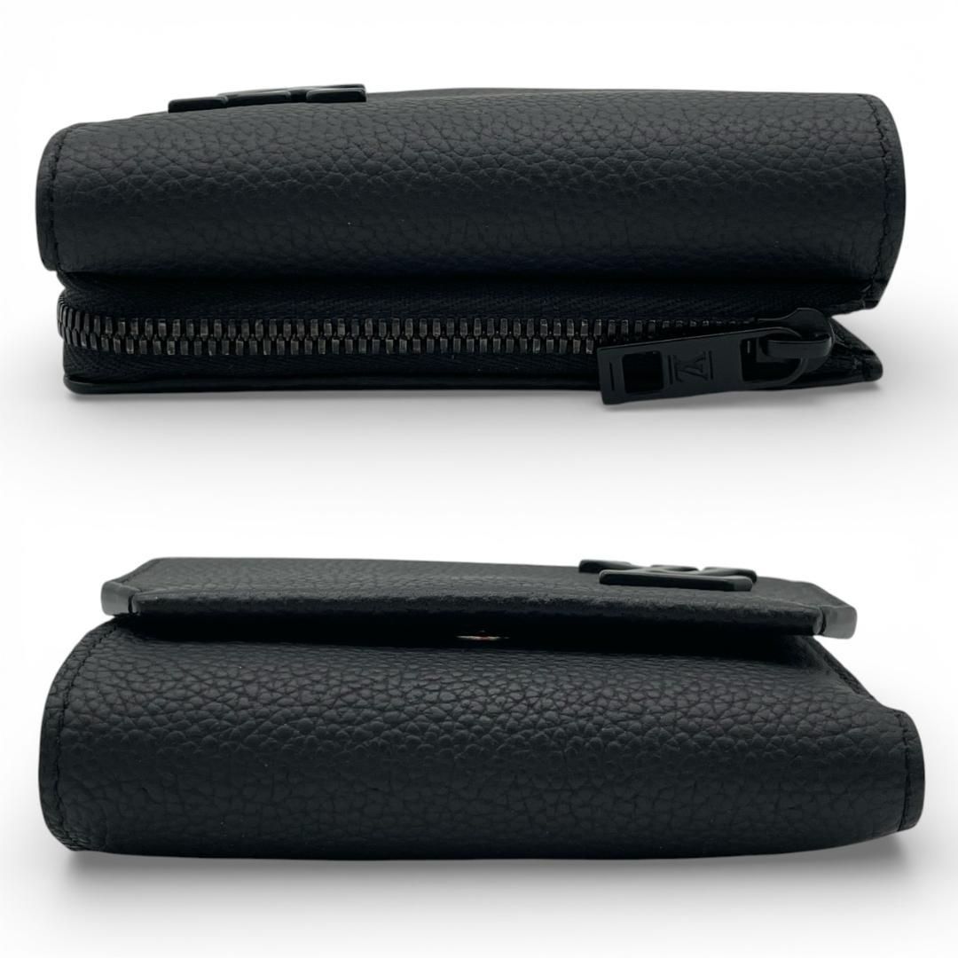 【未使用に近い】ルイヴィトン アエログラム パイロット 三つ折り財布 黒 メンズ 新品未使用】ルイヴィトン Louis Vuitton ポルトフォイユ・パイロット