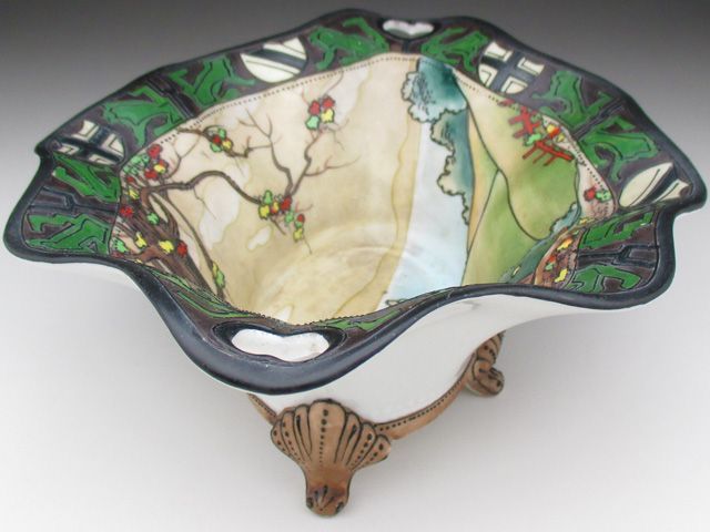 期間限定セール★オールドノリタケ 風景絵 ボウル オールドノリタケ 風景画 ボウル 夕焼け アンティーク - メルカリ