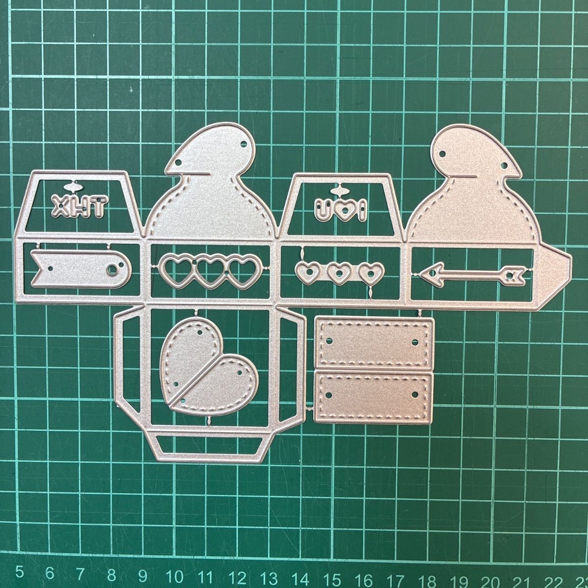 カッティングダイ ハートギフトボックス 4077 - メルカリ