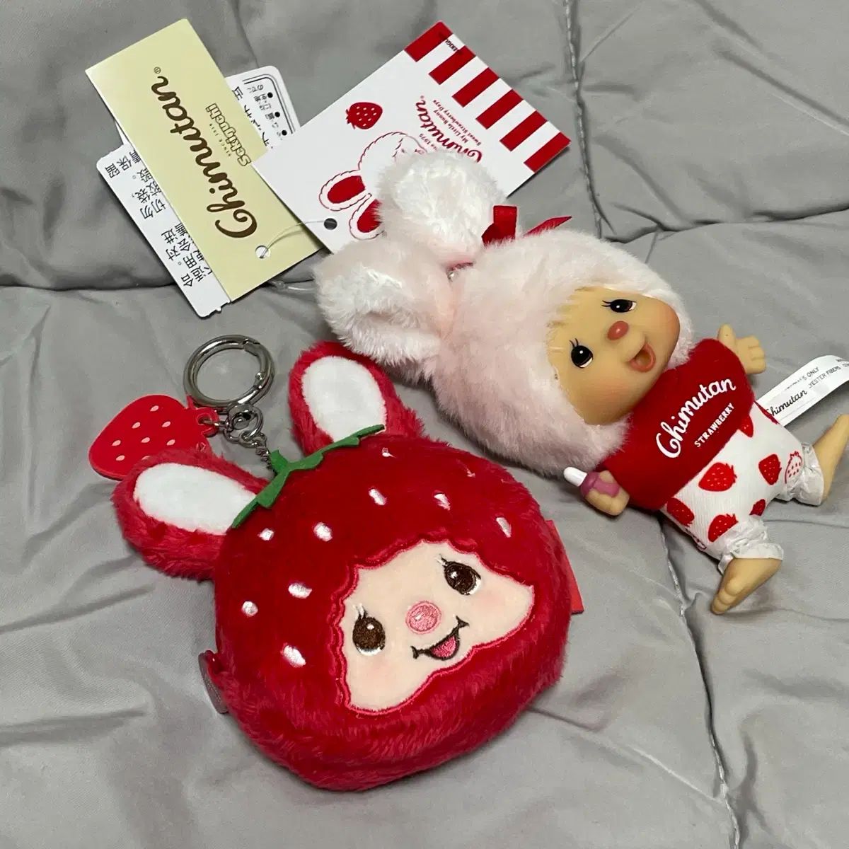 モンチッチ チムタン いちご キーホルダー ポーチ セット