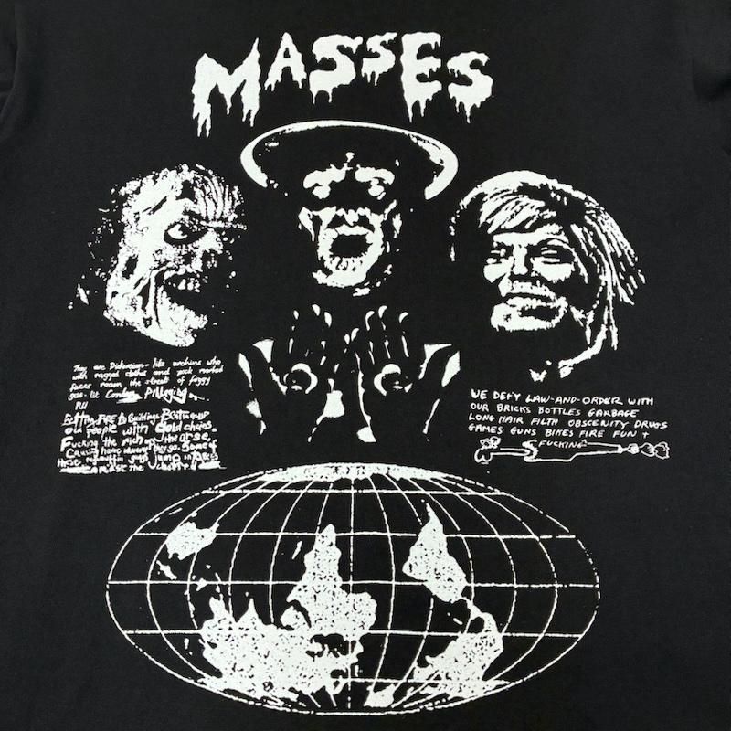 古着 MASSES マシス 25ss T-SHIRT L/S GLOBE ロングスリーブ Tシャツ