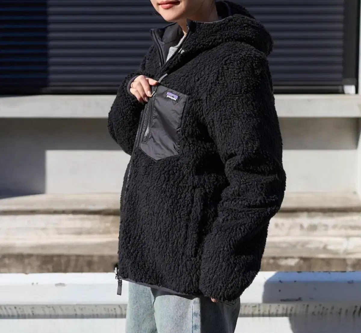 パタゴニア リバーシブル 양면 フード ジャケット タグ付き