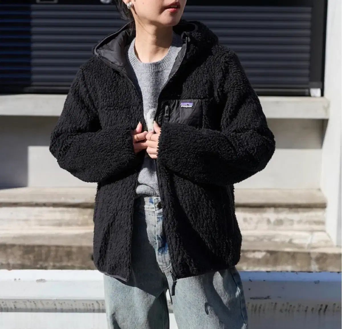 パタゴニア リバーシブル 양면 フード ジャケット タグ付き