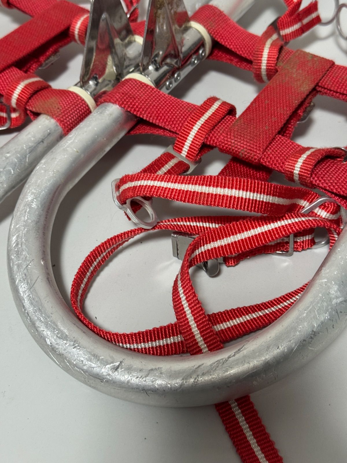  EXPERT OF JAPAN エキスパートオブジャパン ワカン スノーシュー かんじき アルミわかん 雪山 登山 レッドバンド 銀フレーム その他 登山 クライミング用品