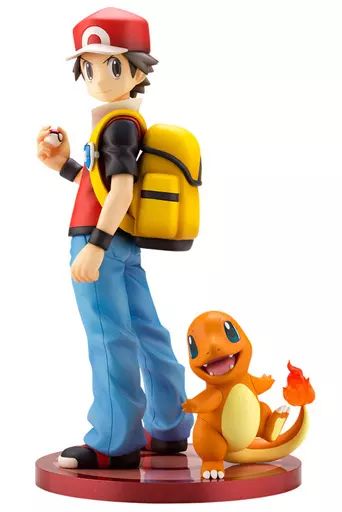 フィギュア ARTFX J レッド with ヒトカゲ ポケットモンスター 1 8 PVC製塗装済み完成品