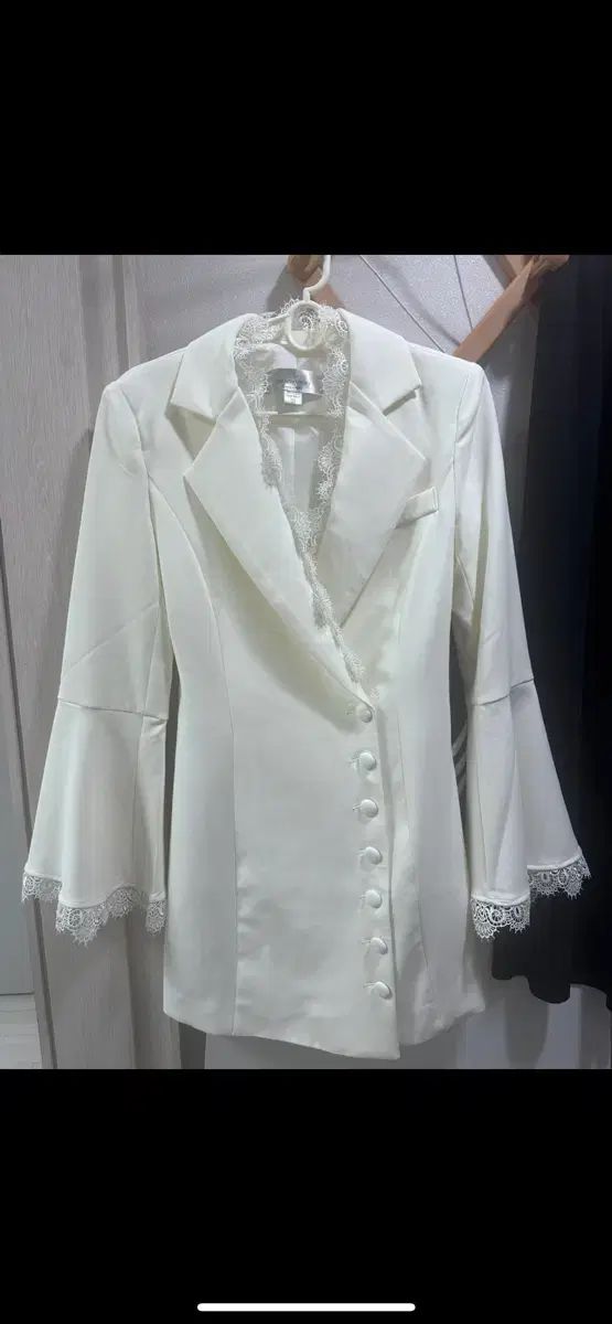 白レース ブラウス ジャケット ONE PIECE