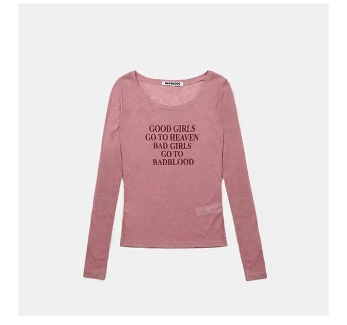 BADBLOOD バッドブラッド ガールズ LLUD ロドゥ ブラー DARK BLOOD あんさんぶるスターズ あんスタ トップス フィット ピンク