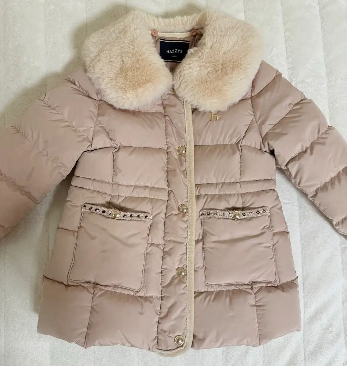 HAZZYS キッズ 女の子 グースダウン