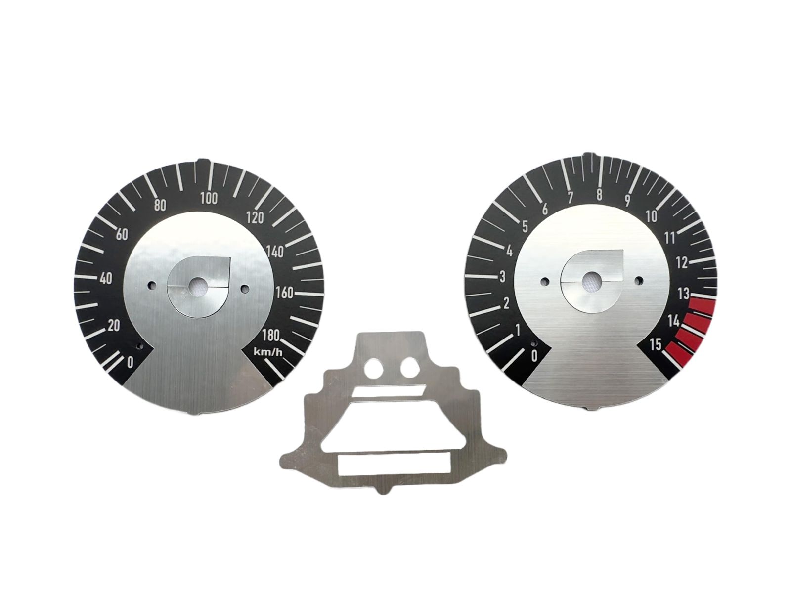 バイク用車種 年式別カスタムメーターパネル シルバー CB 400 SF HYPER VTEC NC 39前期モデル 99 01年式