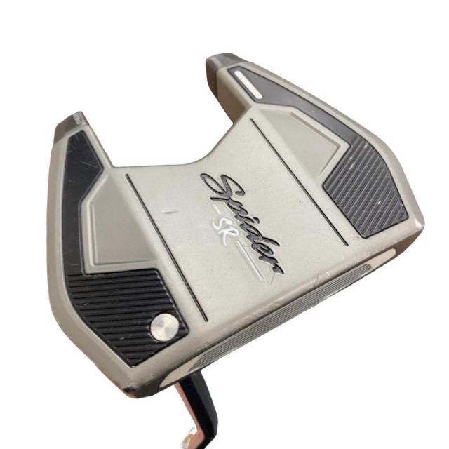 テーラーメイド Spider SR WHITE シングルベンド 33インチ パター PT スチール フレックスその他 メンズ 男性用 右利き 右用 Cランク ゴルフクラブ
