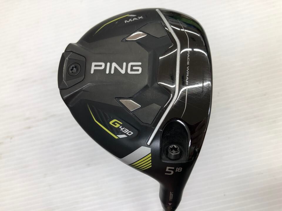 ピン G 430 MAX 18度 TOUR 2 0 CHROME 75 Sフレックス フェアウェイウッド