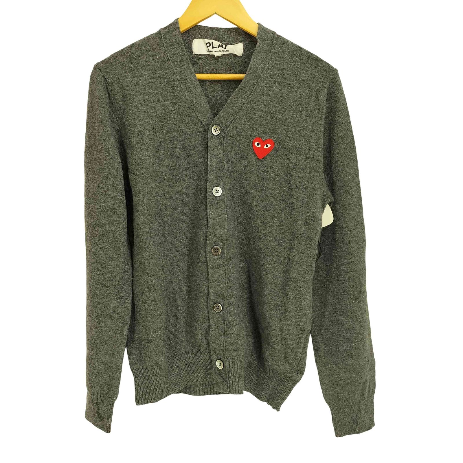 プレイコムデギャルソン PLAY COMME des GARCONS AD2009 WOOL CARDIGAN