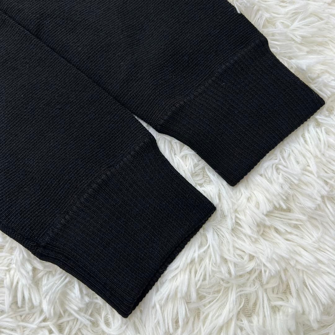 美品 Burberry Black Label ケーブルニット パーカー L 希少】Burberry