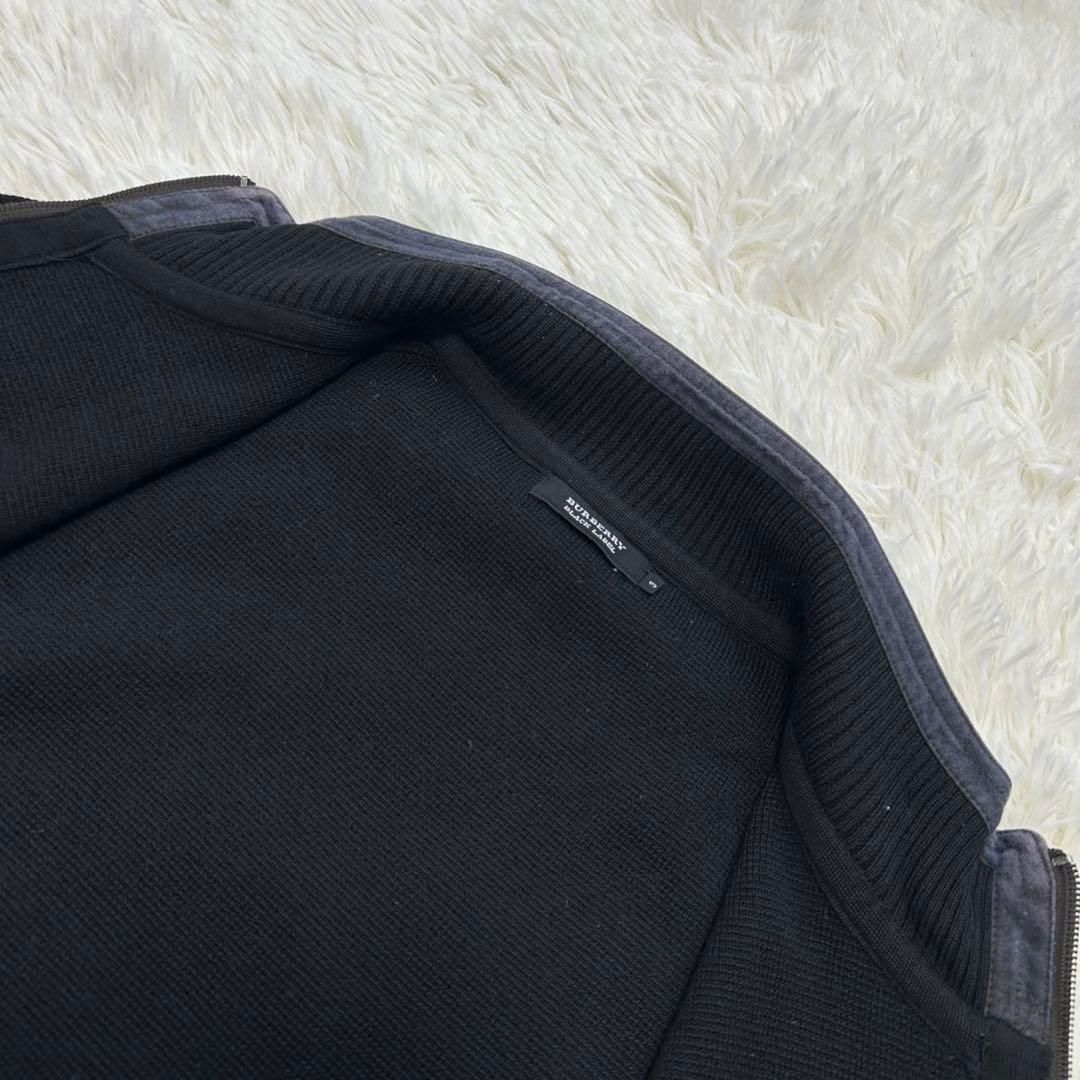 極美品/L】BURBERRY BLACK LABEL バーバリー ブラックレーベル ニット