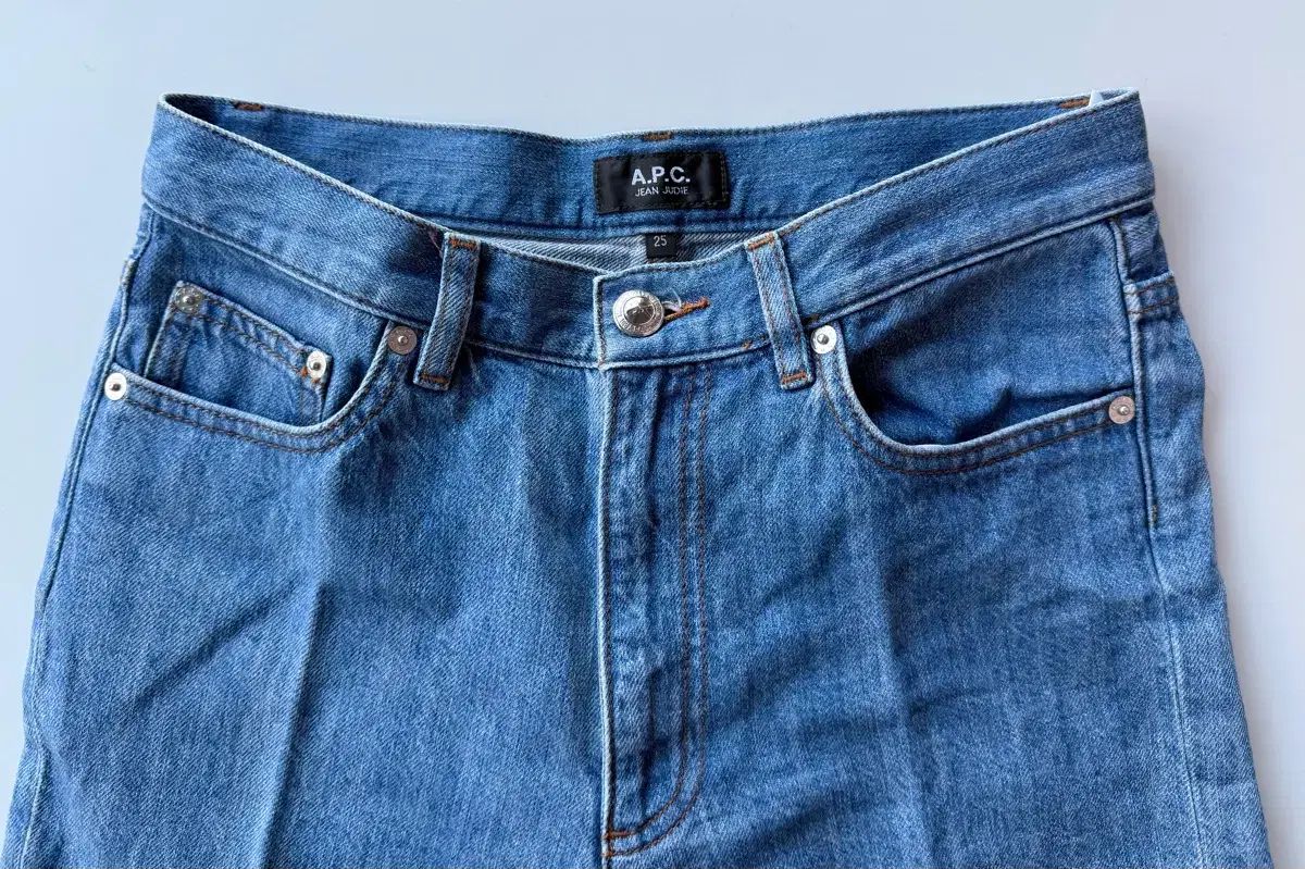  A P C アーペーセー コットンリネン デニム size 25 その他 デニム ジーンズ