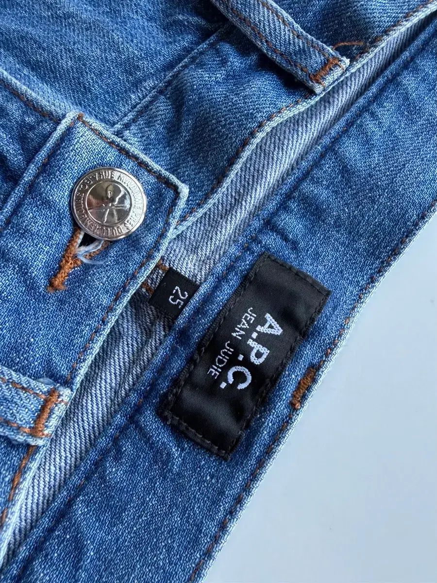 A P C アーペーセー コットンリネン デニム size 25