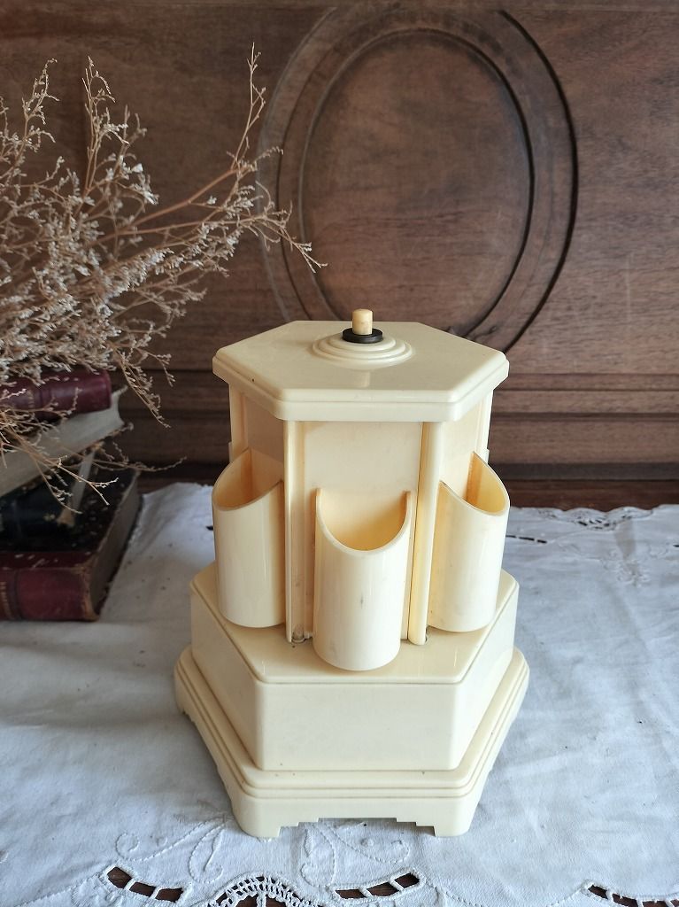 フランス アンティーク ベークライト タバコケース オルゴール 実働