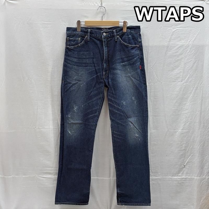 ダブルタップス 121 GWDT PTM 03 COTTON DENIM TRASH トラウザー デニム パンツ メンズ L ISItems 古着