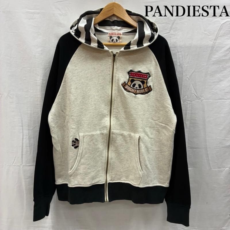 古着 PANDIESTA JAPAN パンディエスタ 耳付き ジップアップ スウェット 