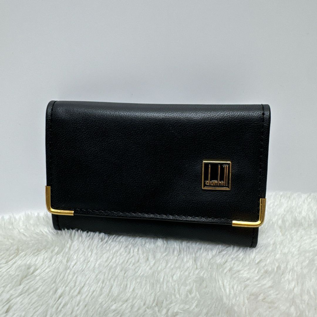 Dunhill ダンヒル キーケース ブラック×ゴールド金具（6連フック）美品