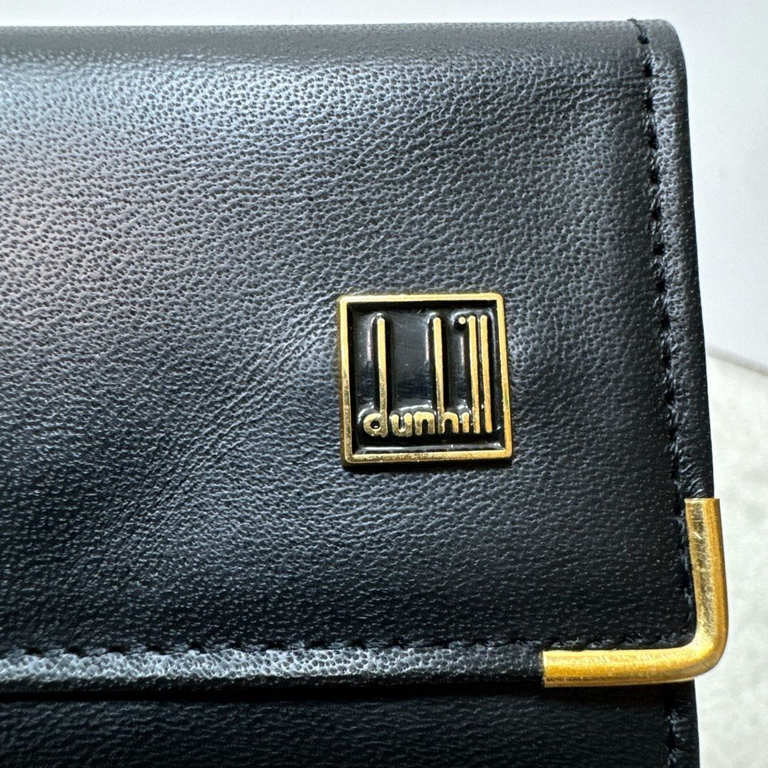 Dunhill ダンヒル キーケース ブラック×ゴールド金具（6連フック）美品