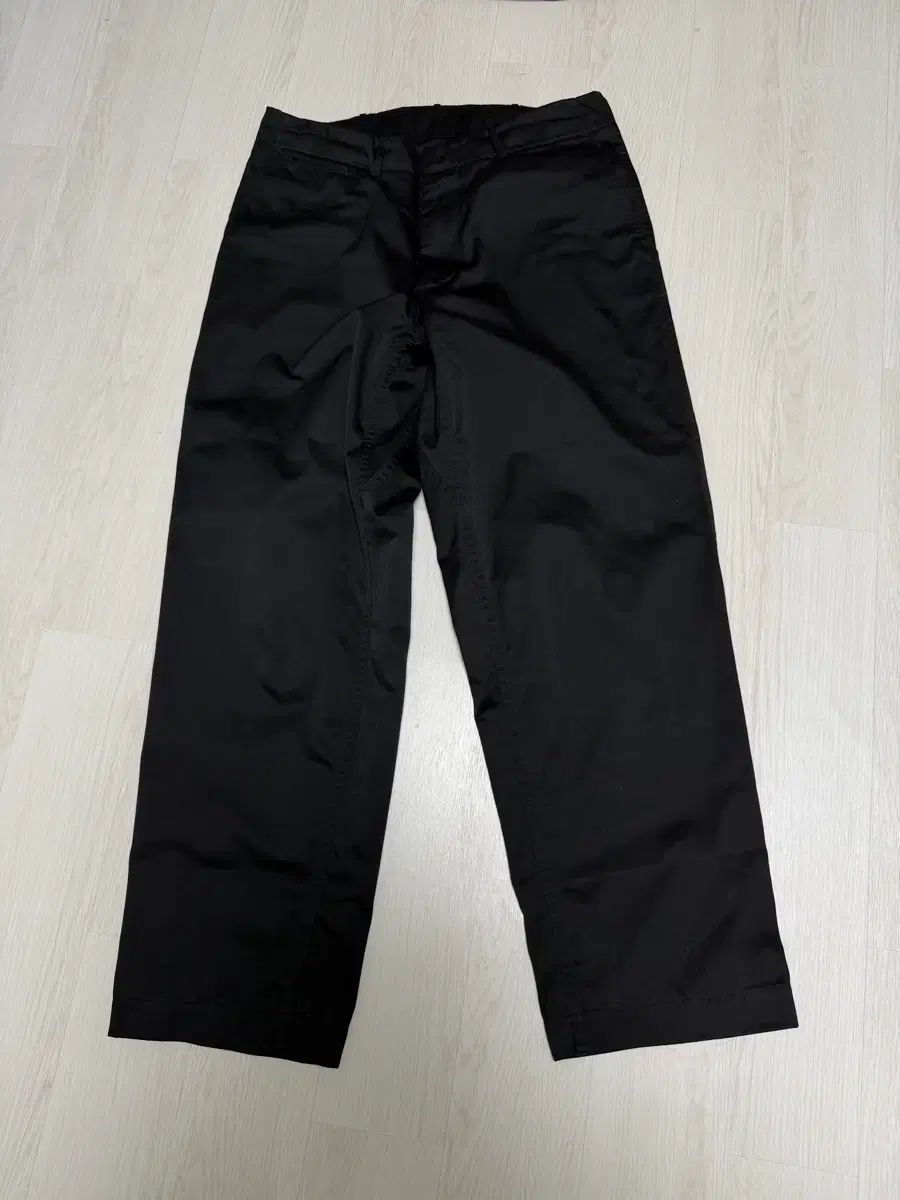 36 nanamica 25 AW ワイド チノパンツ ブラック